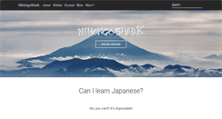 Desktop Screenshot of nihongoshark.com